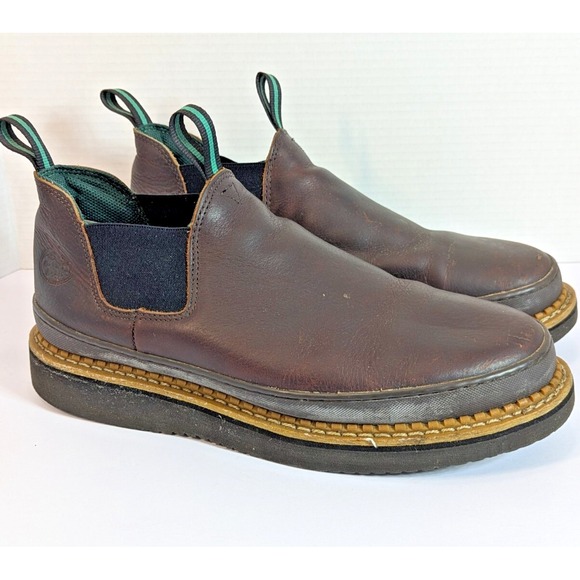 GEORGIA GIANT WEDGE ROMEO WORK BOOTS GR274 - MENS SIZE‎ 12W - Picture 1 of 10